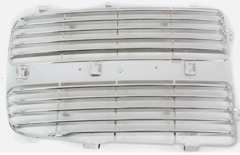 Chrome Bar Style Driver's Grille Insert 02-05 Dodge Ram